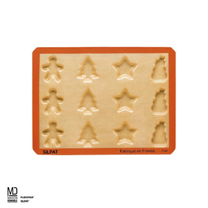 Moule 12 formes de noel silpat