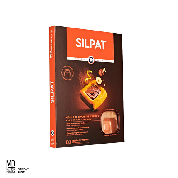 Moule Silpat 12 savarins carrés