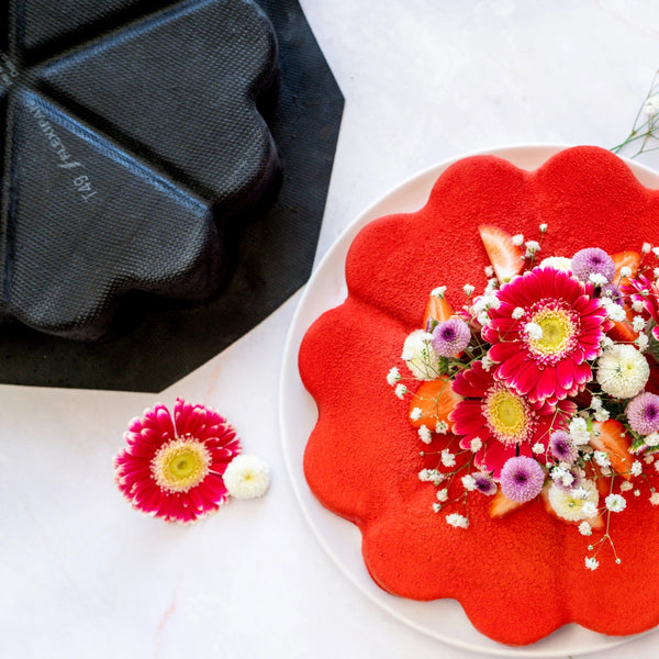 Moule cœur de fleur