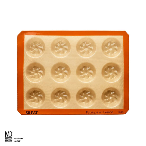 Moule Silpat® 12 marguerites