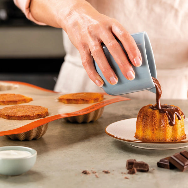 Moule Silpat 8 mini-cakes striés