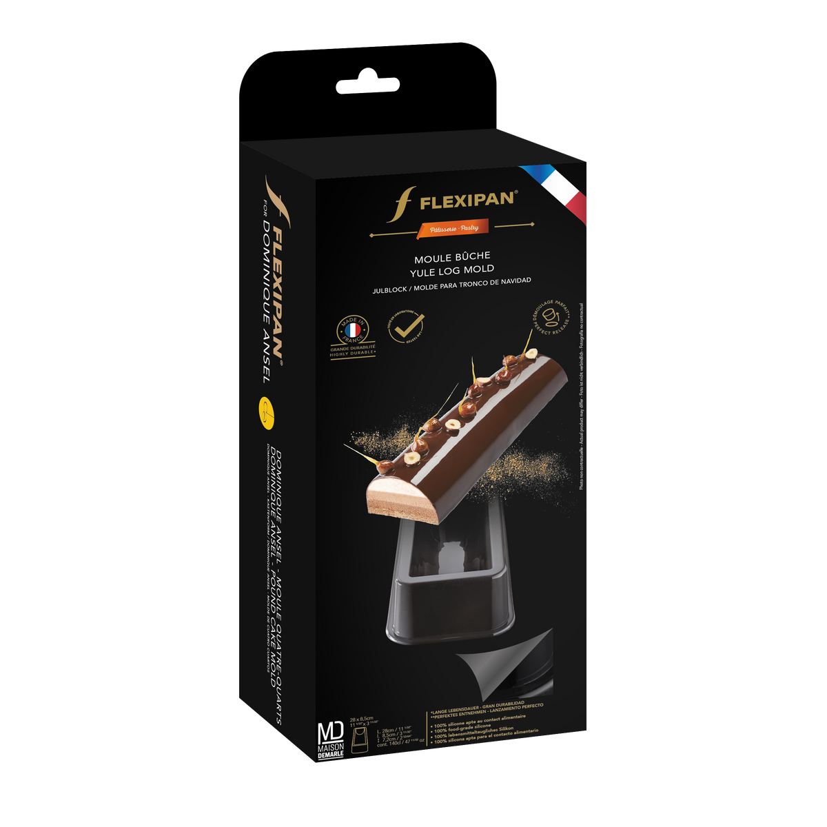 Moule Bûche Flexipan® – Le moule idéal pour vos bûches de Noël | Qualité professionnelle