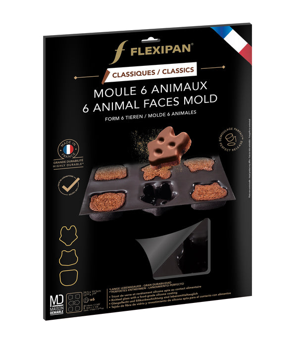 Moule 6 animaux