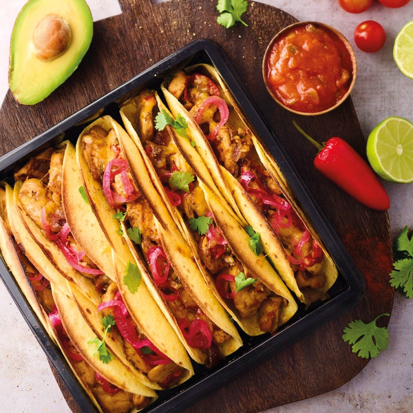 Reccette Fajitas avec le Moule Carré Flexipan