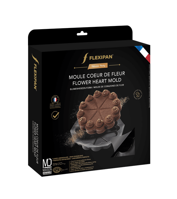 Moule cœur de fleur