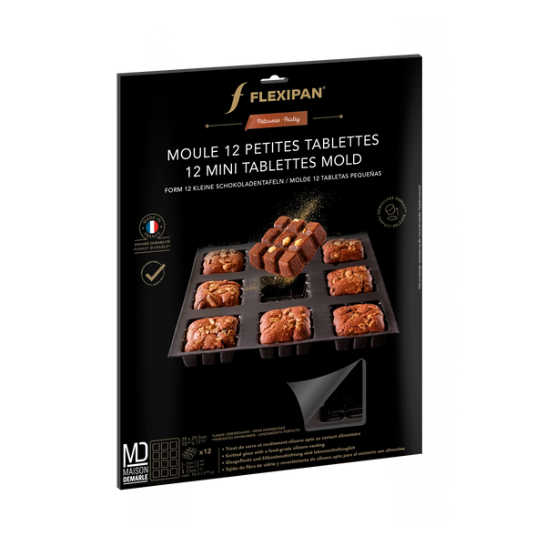 Moule 12 Petites Tablettes Flexipan