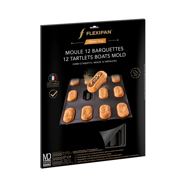 Moule 12 Barquettes Flexipan