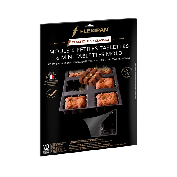 Moule 6 Petites Tablettes Flexipan