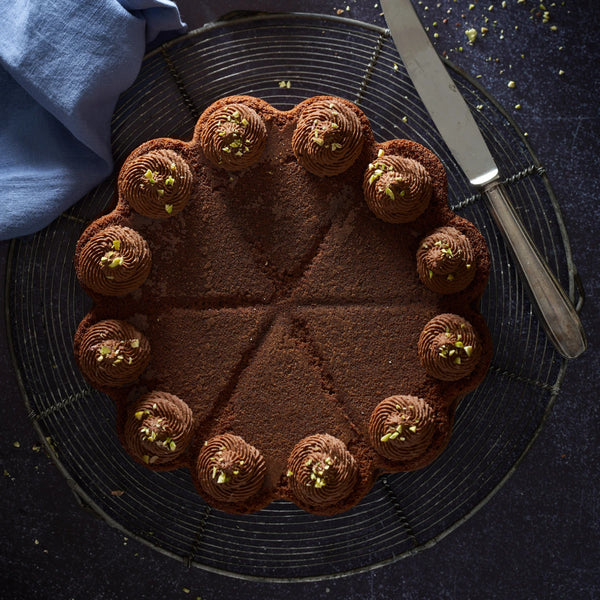 recette pâtisserie moule coeur de fleur flexipan